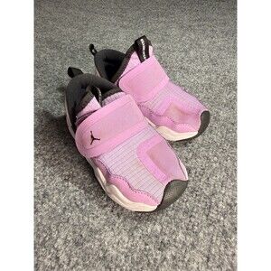 Nike Jordan 23/7 – Purple/Black – Girls Size 8C – Strap Sneakers – Preowned